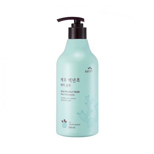  Увлажняющий шампунь для волос Jeju Prickly Pear Hair Shampoo 500мл