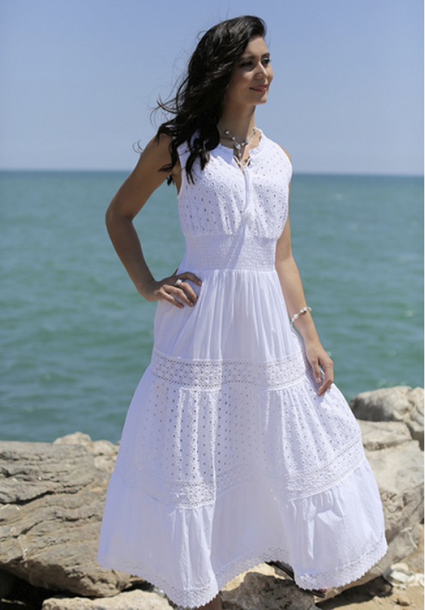 Белое Летнее Платье 52 Размера