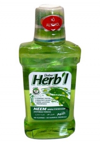 Ополаскиватель полости рта Dabur Herb'l Neem (Ним)-антибактериальный 250мл