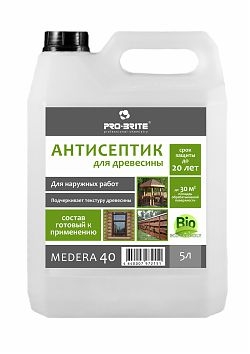  Препарат для защиты древесины Medera 40  5 литров