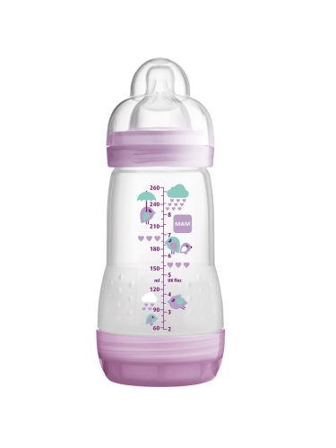 MAM Anti-Colic бутылочка для кормления 260 мл, фиолетовая Lilac Eco