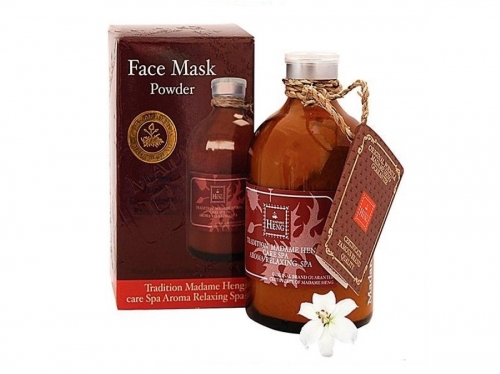 Натуральная маска для лиц против акне и воспалений с мангостином, куркумой и тамариндом Madame Heng Face mask spa 50 гр.