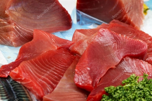 Филе тунца стейки 500 гр.