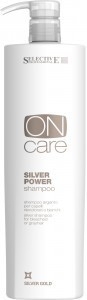 Selective ONC  Silver Shampoo Шампунь1000 мл серебрянный для обесцвеченных или седых волос