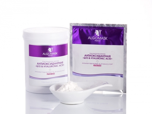 Антиоксидантная «Q10 & Hyaluronic Acid» (лифтинг-основа)NEW!   · Antioxidant Alginate Mask “Q10 & Hyaluronic Acid”
