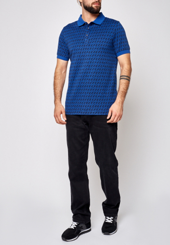 Рубашка поло мужская (синий) m13202fs-nn182