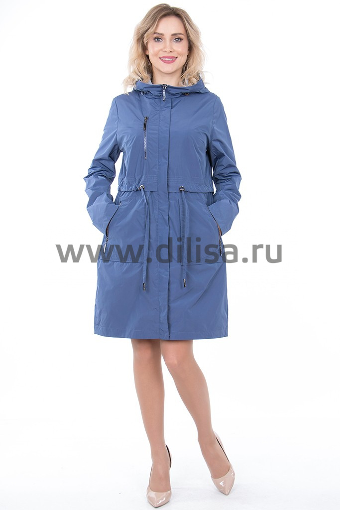 Плащ Lora Duvetti 19873_Р (Светло-синий 435)