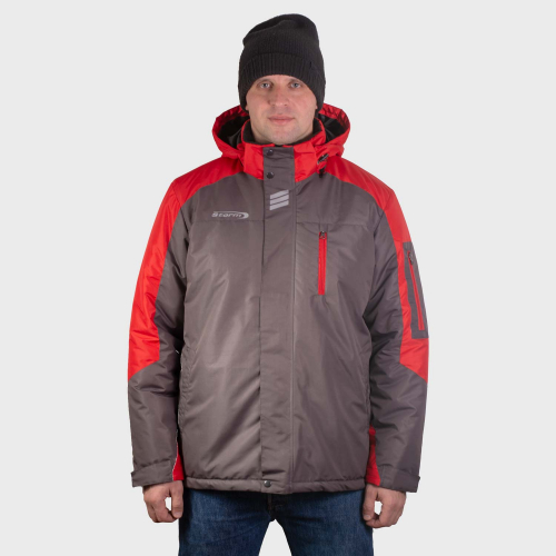 Куртка Шторм, серый с красным от фабрики Спортсоло