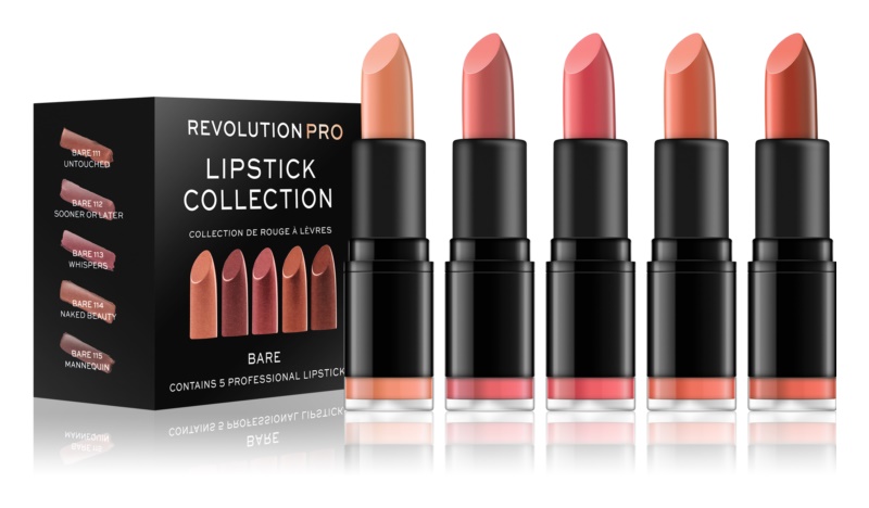 revolution lipstick collection bare