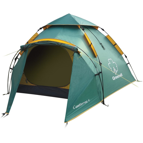 Четырёхместная кемпинговая палатка с автоматическим каркасом GREENELL Каслрей 4 V5