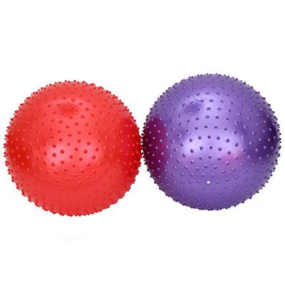 Мяч для фитнеса массажный, ПВХ, d75см, 1000 гр, 4 цвета, в коробке, SILAPRO