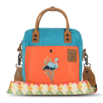 Маленькая сумка Ginger Bird голубика-папайя Фламинго 301659456604