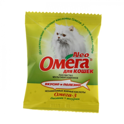 ЗОО1106742 Омега Neo с биотином и таурином для кошек(саше 15 таб)