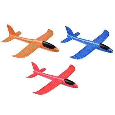 ИМ900009 Самолет-планер, полимер, 37х9х35см, 3 цвета