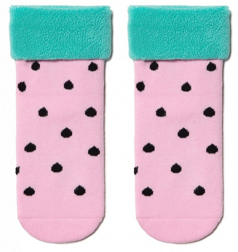 Носки детские Sof-Tiki махровые с отворотом (438) светло-розовый