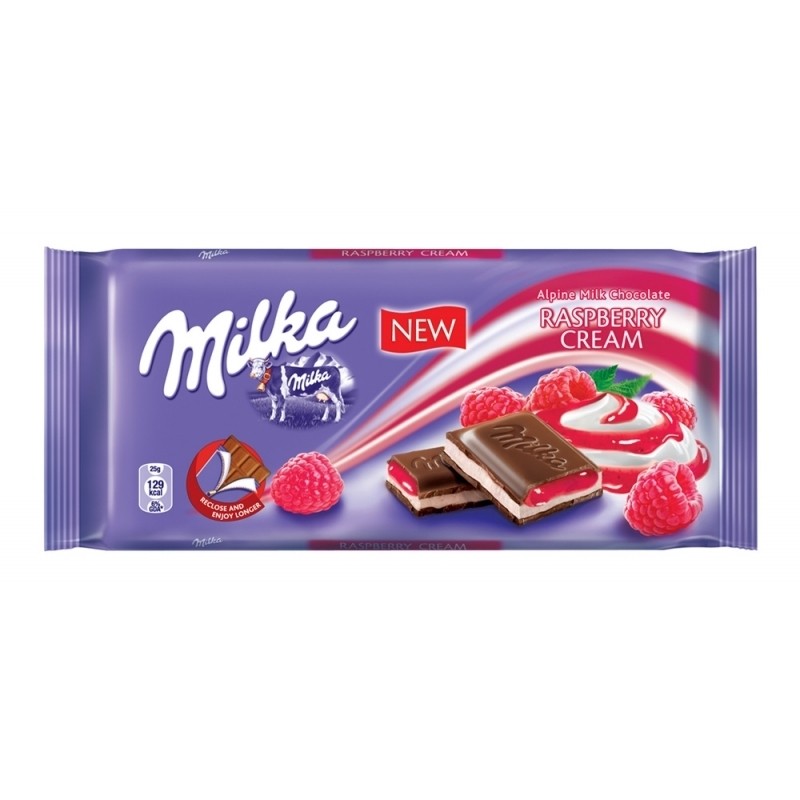 Шоколад Milka Raspberry Cream 100g Артикул: 5168