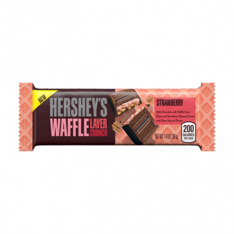 Батончик «Hershey's Waffle Layer Crunch Strawberry» 39 гр Артикул: 7423