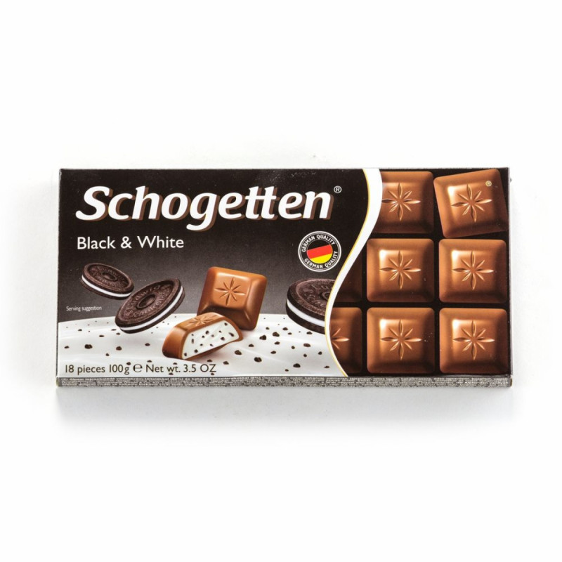 Шоколад Schogetten BLAСK & WHITE 100 ГР Артикул: 7417