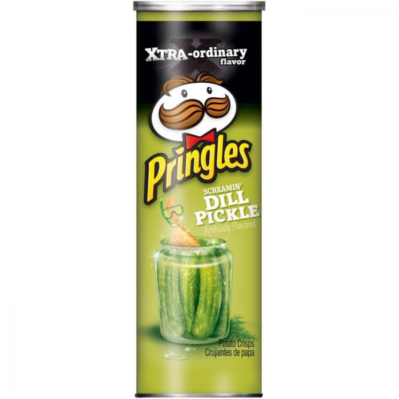 Pringles маринованный огурчик 158 гр Артикул: 5425