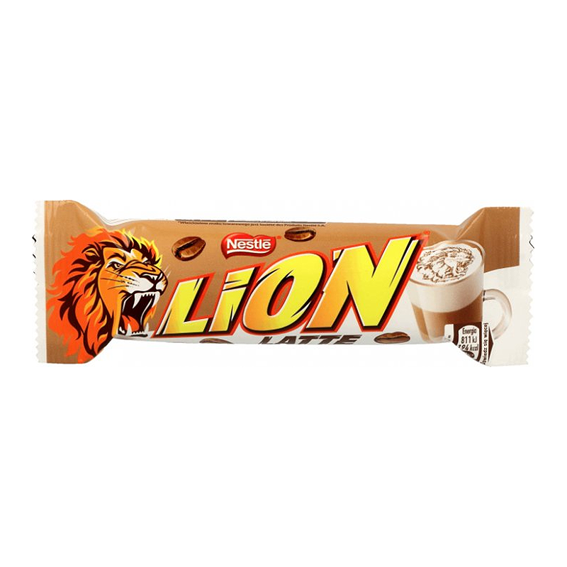 Nestle Lion Latte шоколадно-карамельный батончик 40гр Артикул: 7184