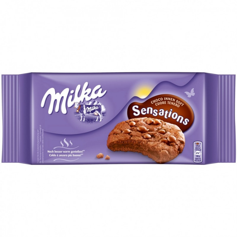 Milka Печенье Куки Sensations с шоколадной начинкой 156г Артикул: 5243