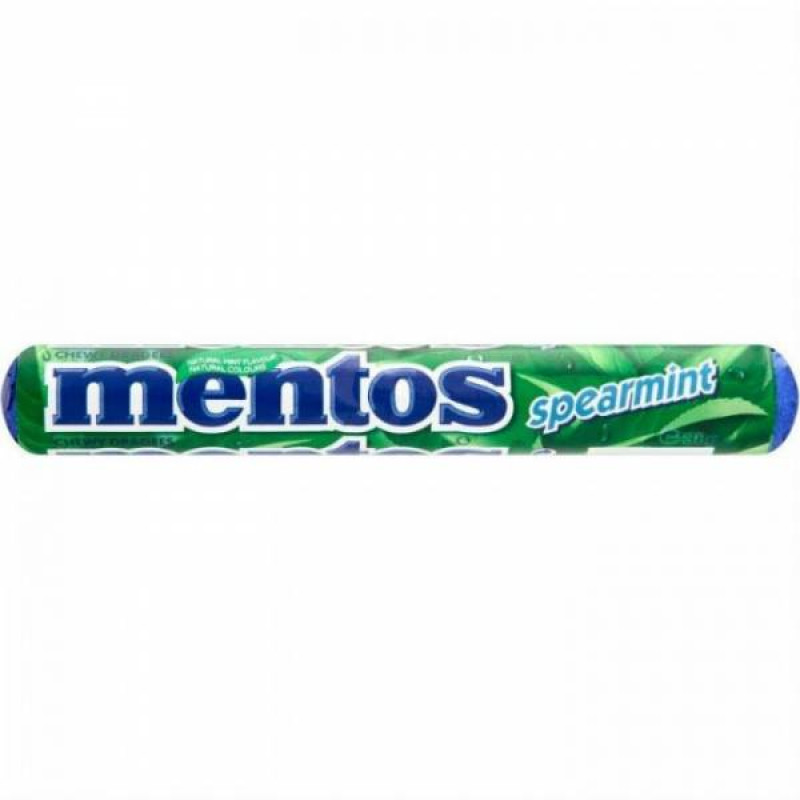 Жевательные конфеты Mentos Spearmint 36 гр Артикул: 7435