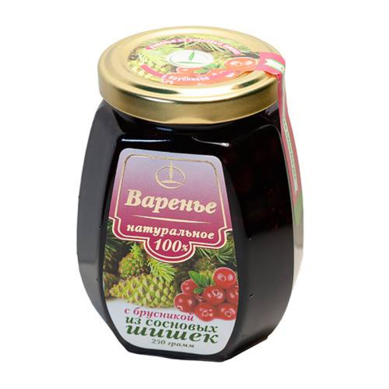 Варенье с брусникой из сосновых шишек 250гр Артикул: 7011