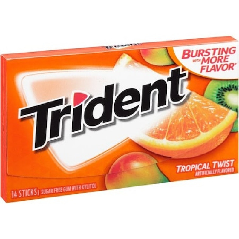Trident Tropical Twist Жевательная резинка Артикул: 7430