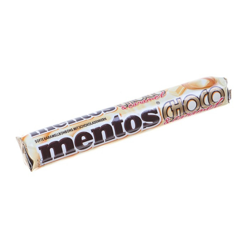 Жевательные конфеты Mentos Choco & Caramel 36 гр Артикул: 7447