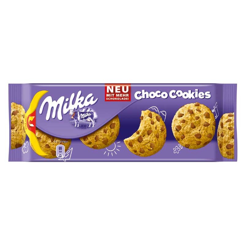 Milka Cookies Chocolate (с кусочками шоколада) 135 гр Артикул: 5253