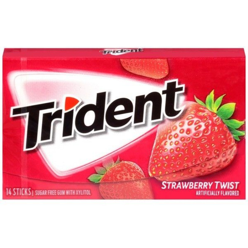 Trident Strawberry Twist Жевательная резинка Артикул: 7441