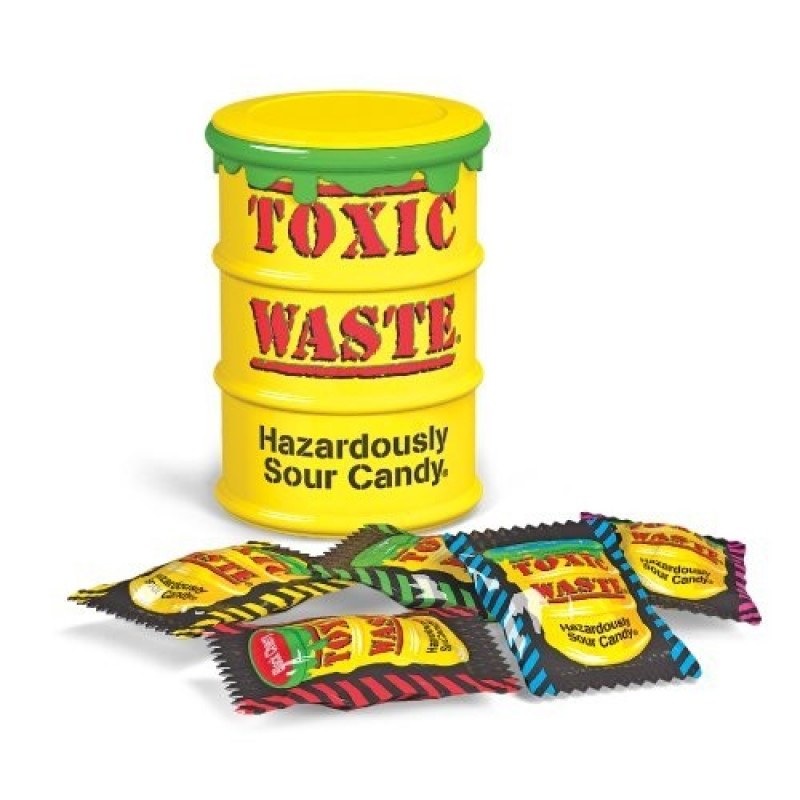 Леденцы Toxic Waste желтые 42 г Артикул: 5237