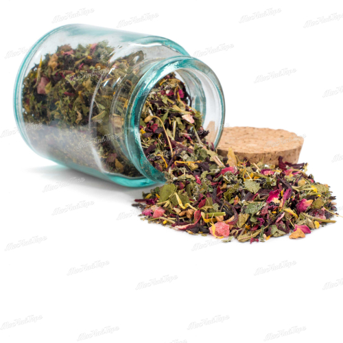 Фруктово-травяной чай - Малина с мятой