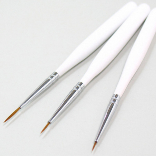 Набор кистей (3 штуки) пластиковая ручка