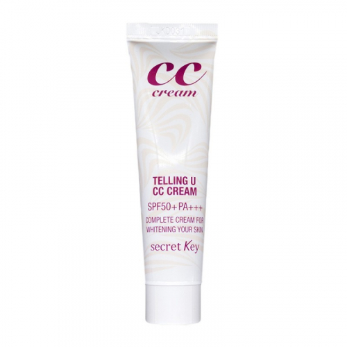 Secret Key Telling U CC Cream SPF50+/PA+++ - СС крем для увлажнения и сияния кожи 30мл