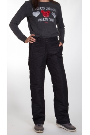 Зимний женский костюм М-155 ПРИНТЫ (черный/розовый) доп.фото