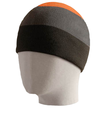 шапка Bright оранжевый-т.серый-черный