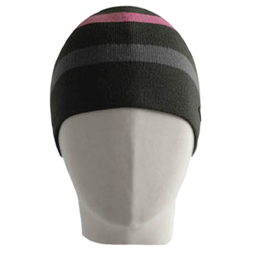 шапка Fortune т.серый-черный-розовый-серый