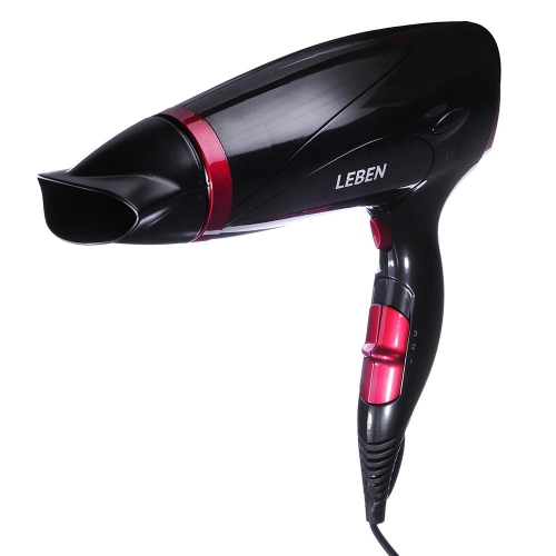 Фен для волос профессиональный LEBEN 2200 Вт, 2 скорости, 3 режима