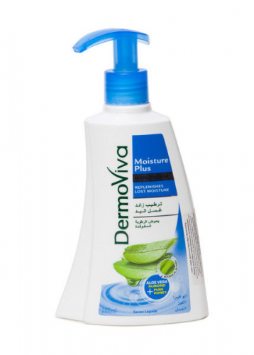 Жидкое мыло Dermoviva Moisture-Plus-увлажняющее,200мл