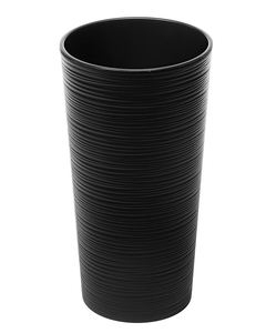 725-04 Черный Лилия Джутто пластиковый горшок с вкладкой 190 мм*360мм