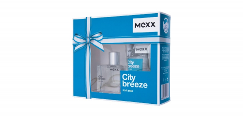 Набор Mexx City breeze (Гель для душа 50мл+Туалетная вода 30мл) муж
