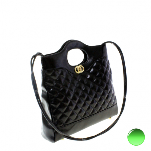 Стильная женская сумочка Tinel_France из эко-кожи черного цвета.