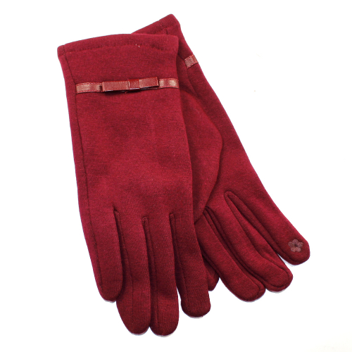 Трикотажные утепленные перчатки