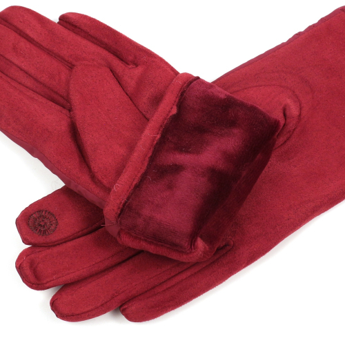 Сенсорные перчатки (имитация замши)