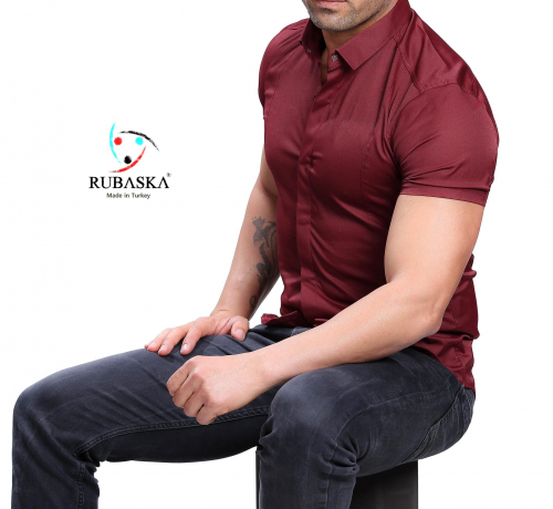 мужская рубашка короткий рукав RSK-2014 (KK)