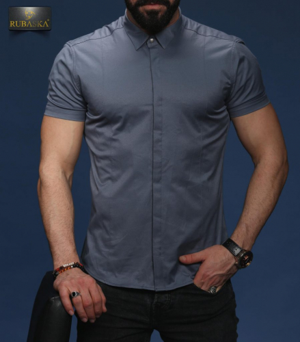 мужская рубашка короткий рукав 71-07-408 (KK)