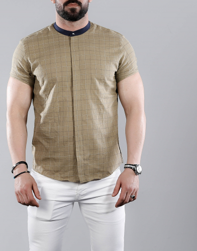 мужская рубашка короткий рукав 67-29-597 (KK)