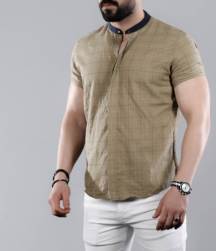 мужская рубашка короткий рукав 67-29-597 (KK)