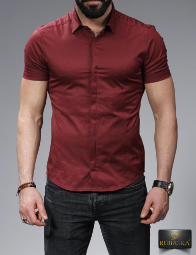 мужская рубашка короткий рукав 61-07-412 (KK)